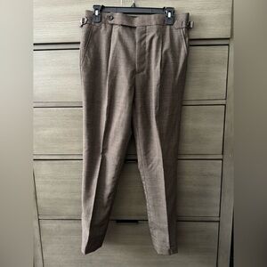 Spier and Mackay Brown Houndstooth High RiseTrousers size 30 *TAILORED*